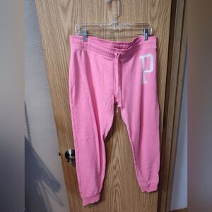 Pink VS Jogger Pants Neon Pink